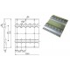 PERFIL DOBLE PISO ALUMINIO 2360X170X12